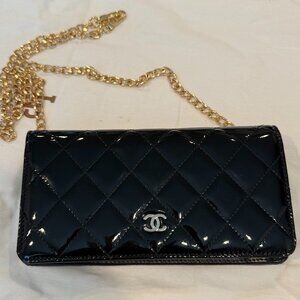 Chanel Classic Patent Leather Wallet